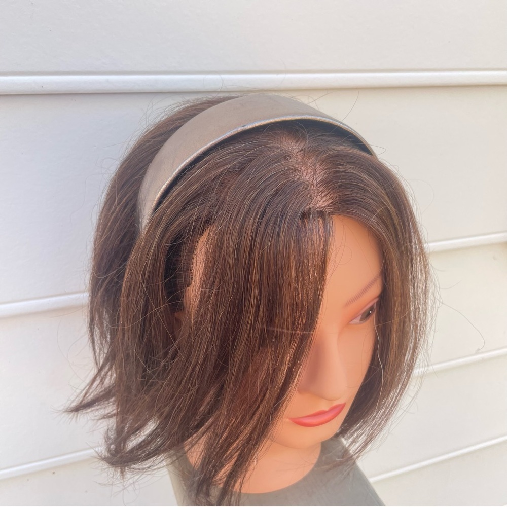 Cara Couture New York metallic pewter headband